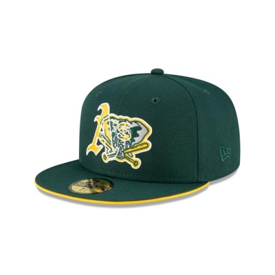 Sapca New Era Oakland Athletics MLB Double Logo 59FIFTY Fitted - Verzi